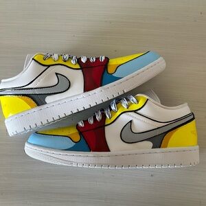 Air Jordan low customized women’s sneaker